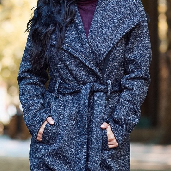 fleece wrap coat